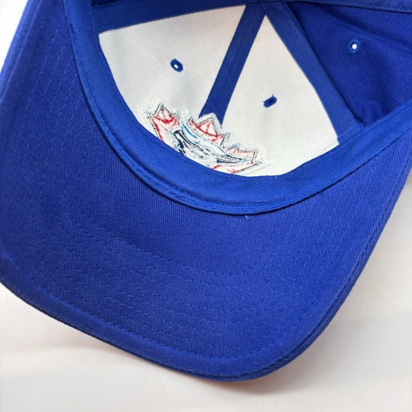 American Needle MLB Toronto Blue Jays Logo Embroidered Adjustable Baseball Hat - Picture 9 of 12